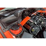 AMP Strut Covers Black Textured ABS 2015-2022 Mustang GT/V6/EcoBoost/GT350/GT500 with or without Strut Bar